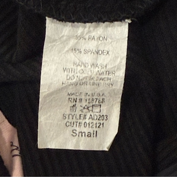 Amable By Mable Midi Dress Cutout One Shoulder Ribbed Black Small Cocktail Party - Picture 7 of 8